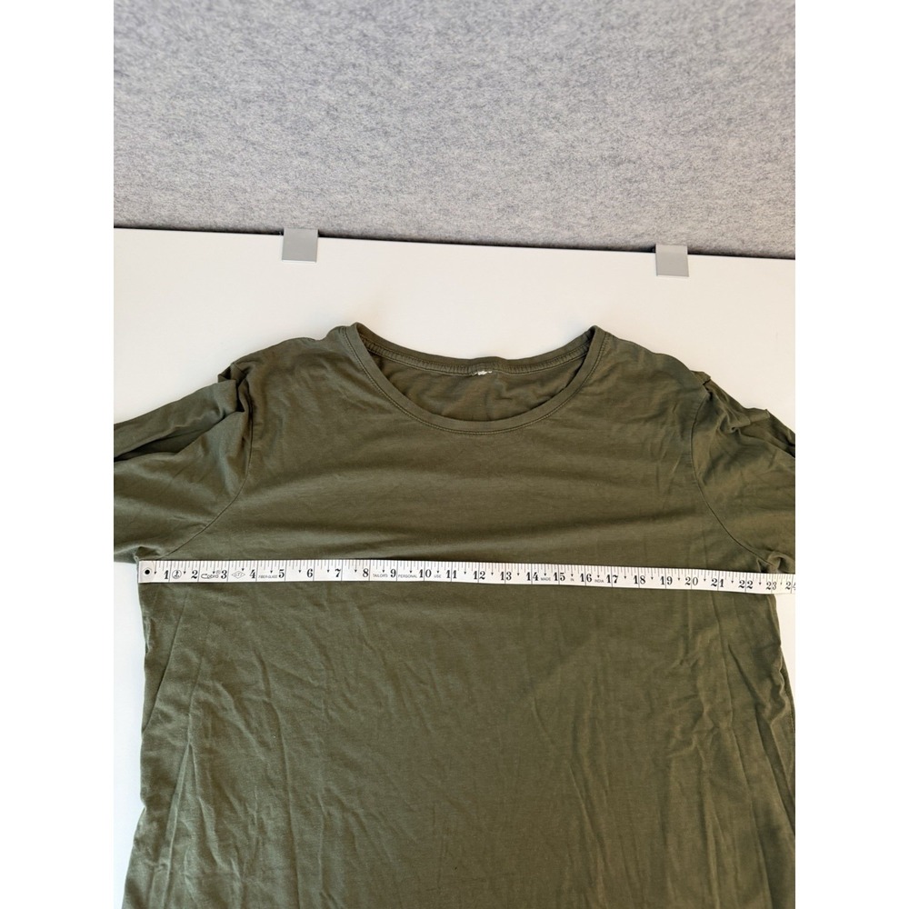 Onno Womens T Shirt XL Green Long Sleeve Organic Cotton Bamboo *READ* - Picture 6 of 10